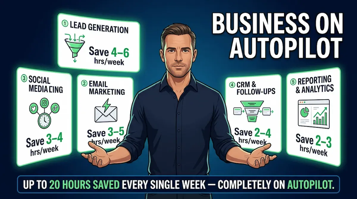 5 core areas where automated sales and marketing saves time